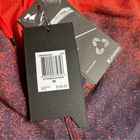 Hurley Men’s Phantom Hyperweave Boardshorts Orange & Navy Size 36 - Picture 11 of 11